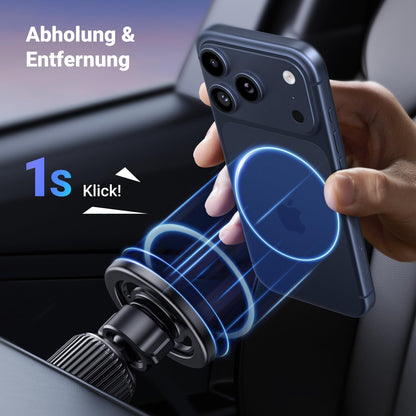 UGREEN Handyhalterung Auto für MagSafe mit 20*N52 Starker Magnet, MagSafe Autohalterung Stabil Lüftung KFZ Handyhalterung Kompatibel mit iPhone 17 16 15 14 13 12 Pro Max, MagSafe Hülle