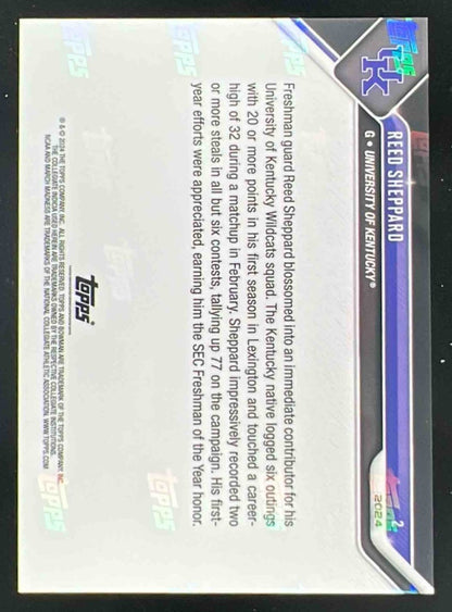 2024 Topps Bowman Now March Madness #2 Reed Sheppard