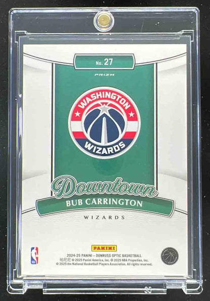 2024-25 Panini Donruss Optic Downtown #27 Bub Carrington RC