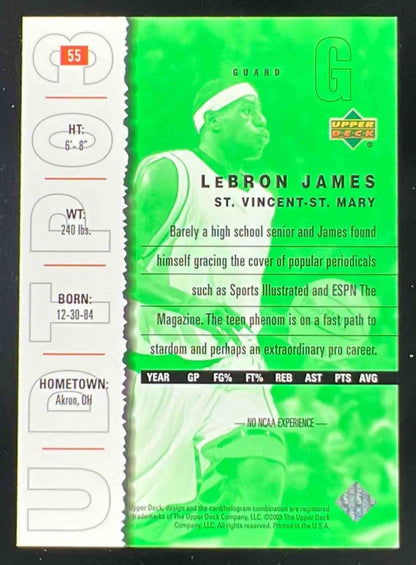 2003 Upper Deck Top Prospects #55 LeBron James