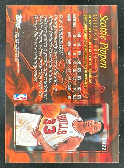 1996-97 Topps Hobby Masters #HM22 Scottie Pippen
