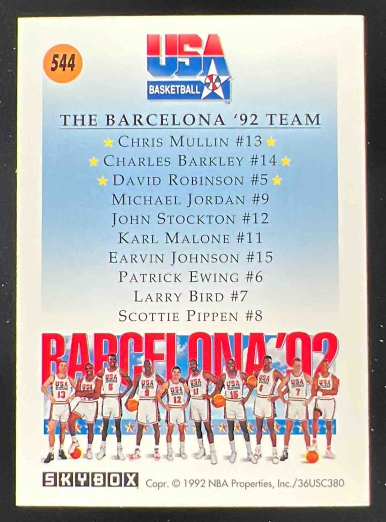 1991-92 Skybox #544 Chris Mullin Charles Barkley David Robinson U