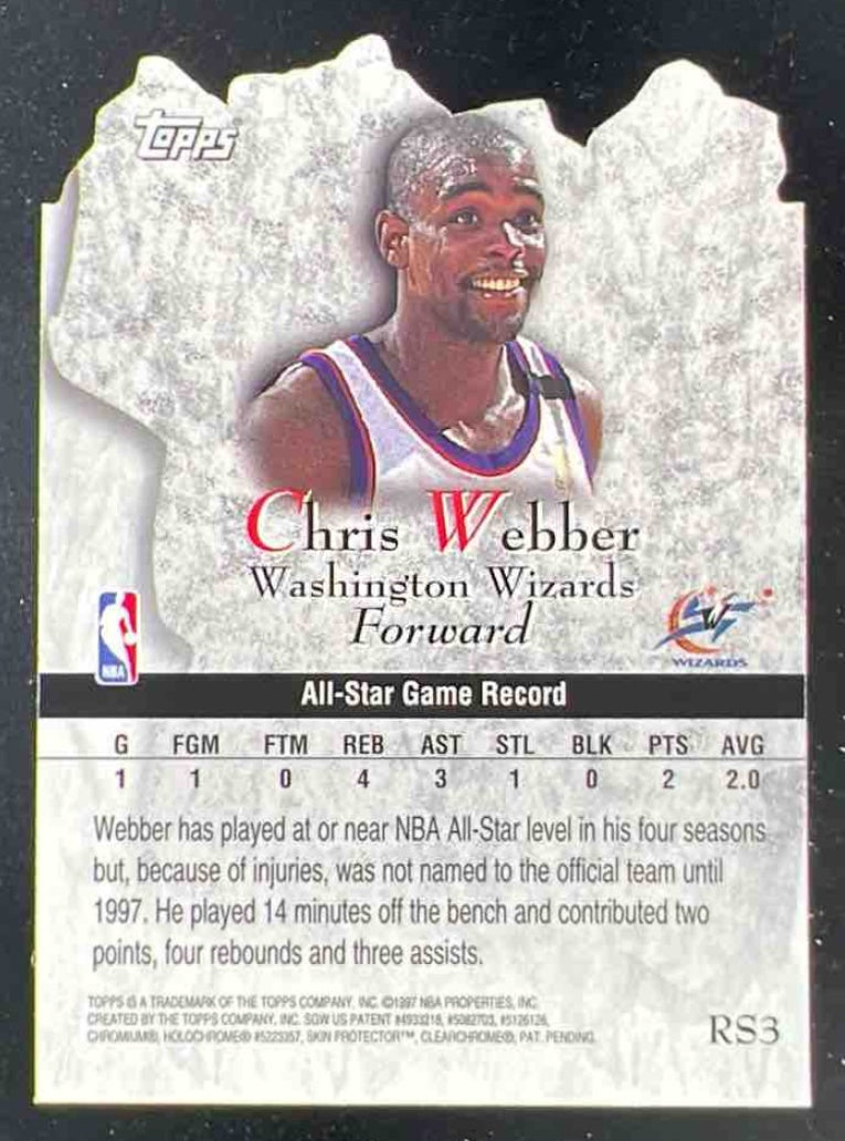 1997-98 Topps Rock Stars #RS3 Chris Webber