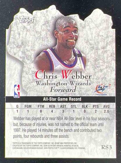 1997-98 Topps Rock Stars #RS3 Chris Webber
