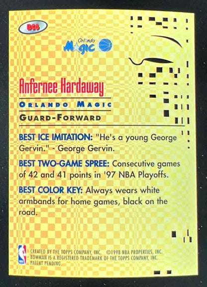 1997-98 Bowman 's Best Best Cuts #BC6 Anfernee Hardaway