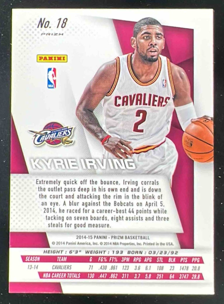 2014-15 Panini Prizm SP's #18 Kyrie Irving