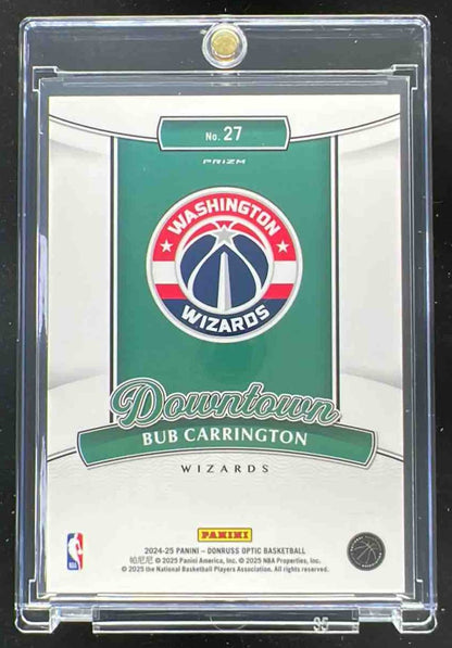 2024-25 Panini Donruss Optic Downtown #27 Bub Carrington RC