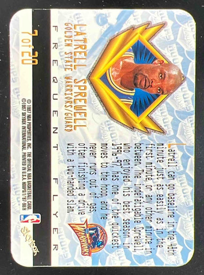 1997-98 Hoops Frequent Flyer Club #7 Latrell Sprewell
