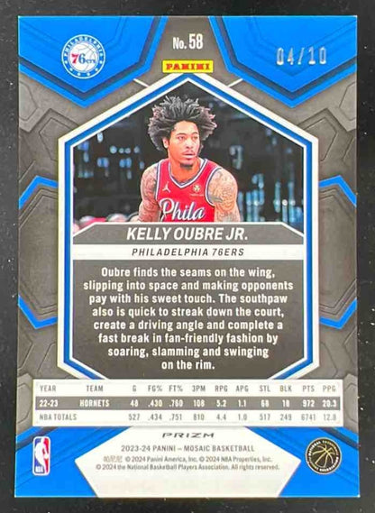 2023-24 Panini Mosaic Gold #58 Kelly Oubre Jr. /10