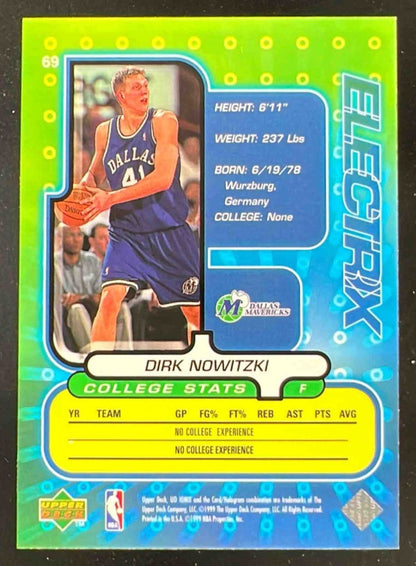 1998-99 Upper Deck Ionix #69 Dirk Nowitzki RC