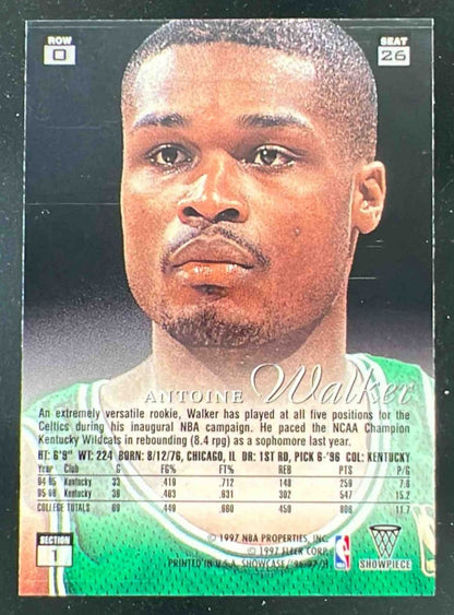 1996-97 Fleer Flair Showcase Flair Showcase Row 0 Showcase #26 Antoine Walker RC