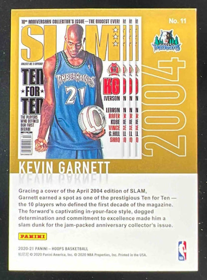2020-21 Panini Hoops Winter Slam #11 Kevin Garnett