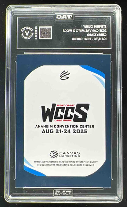 2025 Canvas WCCS Curryzzard Ice Heat Check Stephen Curry TAG Authentic