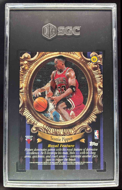 1998-99 Topps Roundball Royalty Refractor #R8 Scottie Pippen SGC 9.5