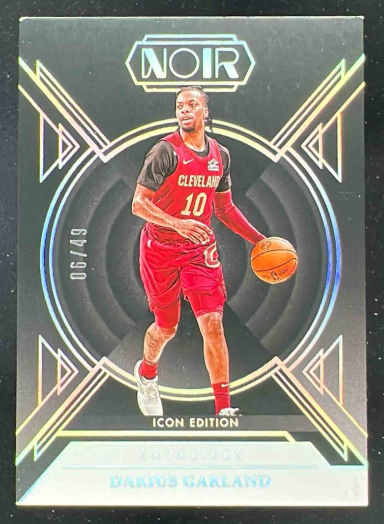 2024 Panini Noir Icon Edition Holo Silver #102 Darius Garland /49