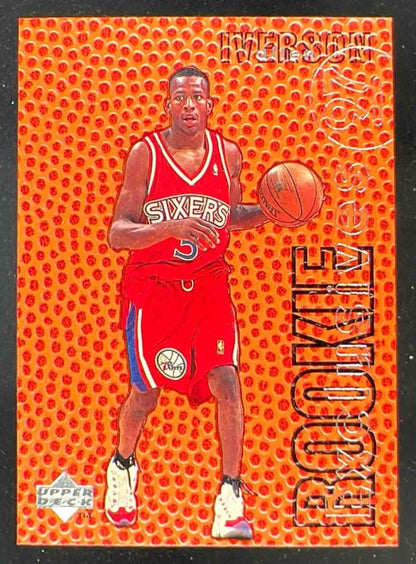 1996-97 Upper Deck Rookie Exclusives #R1 Allen Iverson RC