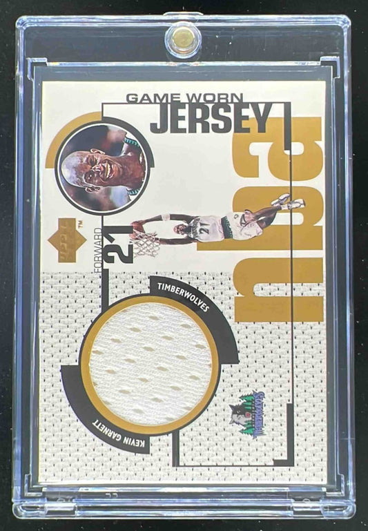 1998-99 Upper Deck Game Worn Jerseys / Rookie Jerseys #GJ13 Kevin Garnett