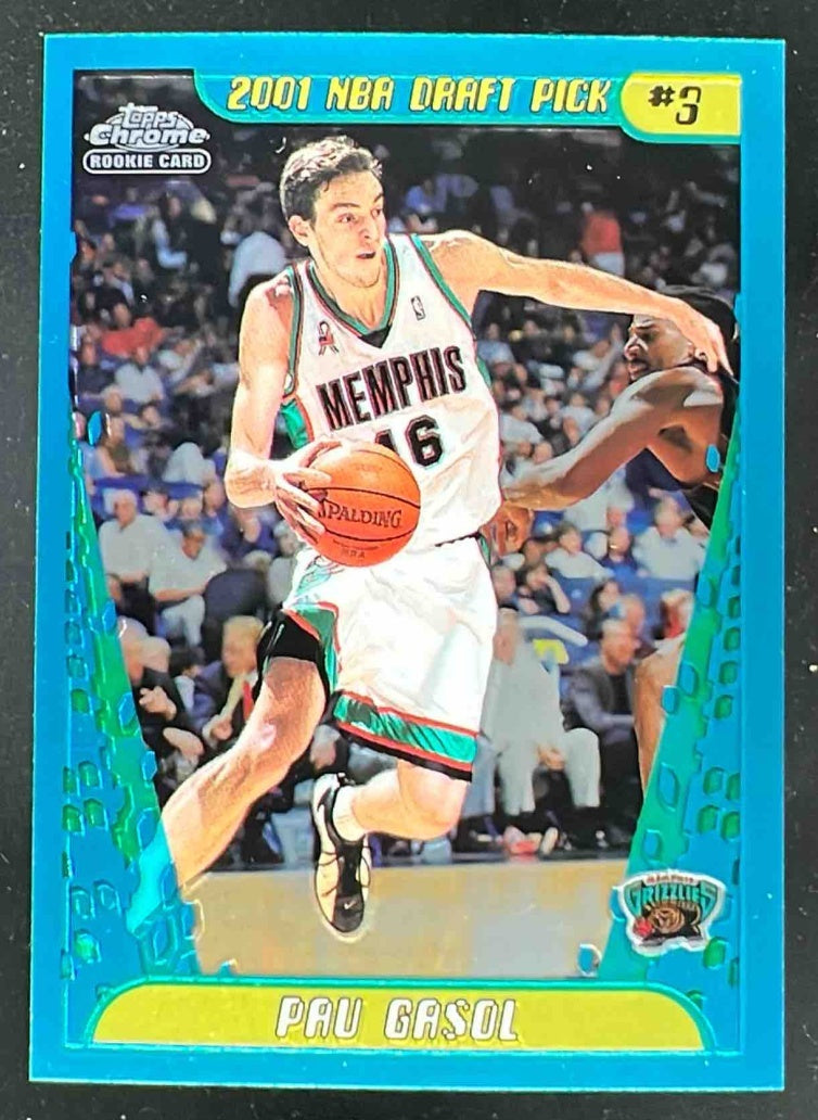 2001-02 Topps Chrome #131 Pau Gasol RC