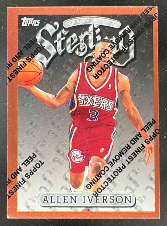 1996-97 Topps Finest Bronze #240 Allen Iverson