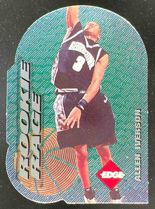 1996 Collector's Edge Rookie Rage Die Cuts #19 Allen Iverson