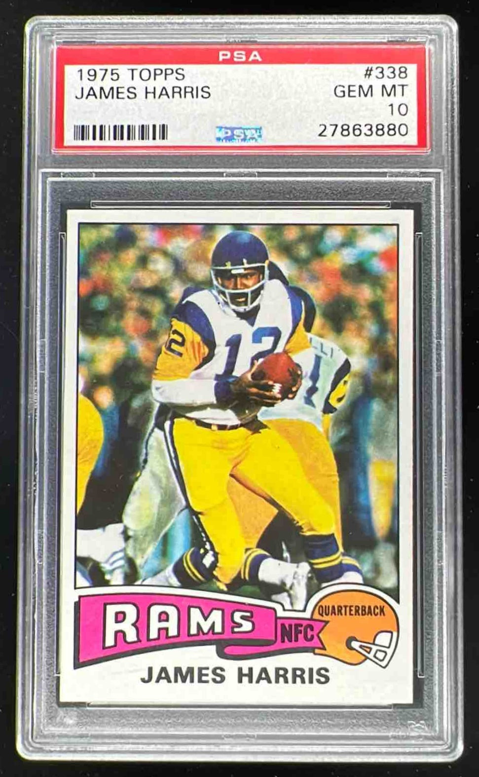 1975 Topps #338 James Harris RC PSA 10