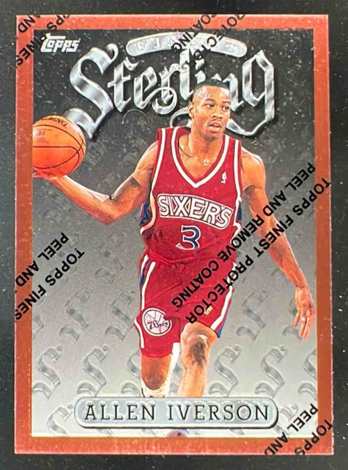 1996-97 Topps Finest Bronze #240 Allen Iverson
