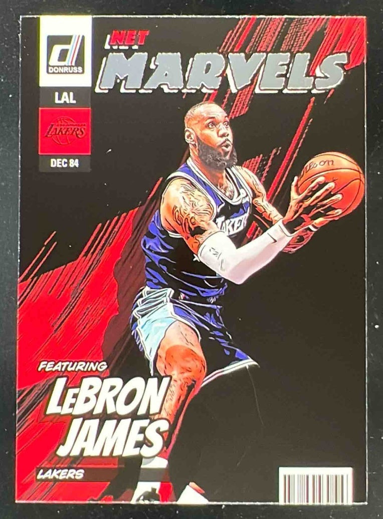 2022-23 Panini Donruss Net Marvels #3 LeBron James