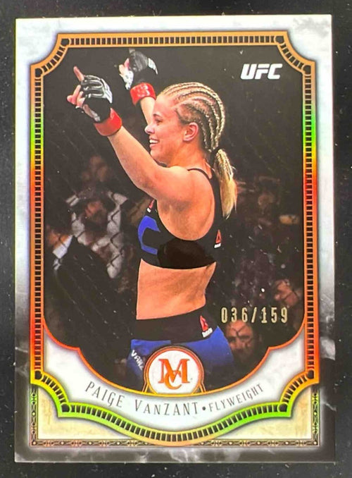 2018 Topps UFC Museum Collection Copper #48 Paige VanZant /159