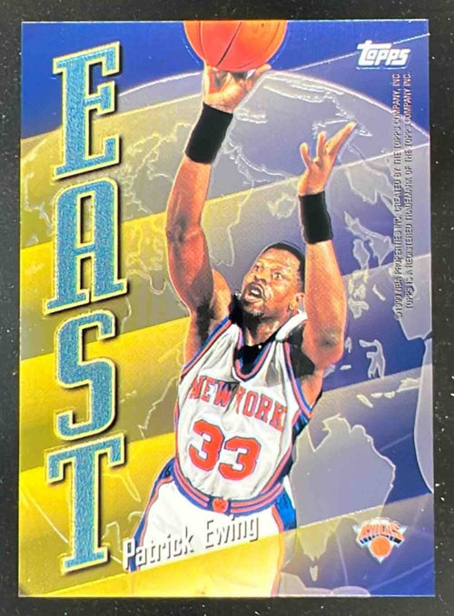 1998-99 Topps East/West #EW10 Patrick Ewing David Robinson