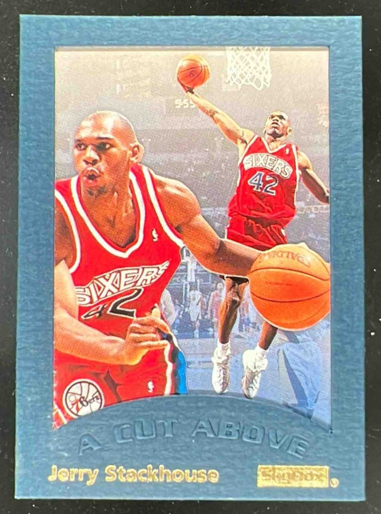 1995-96 Skybox E-XL A Cut Above #8 Jerry Stackhouse RC