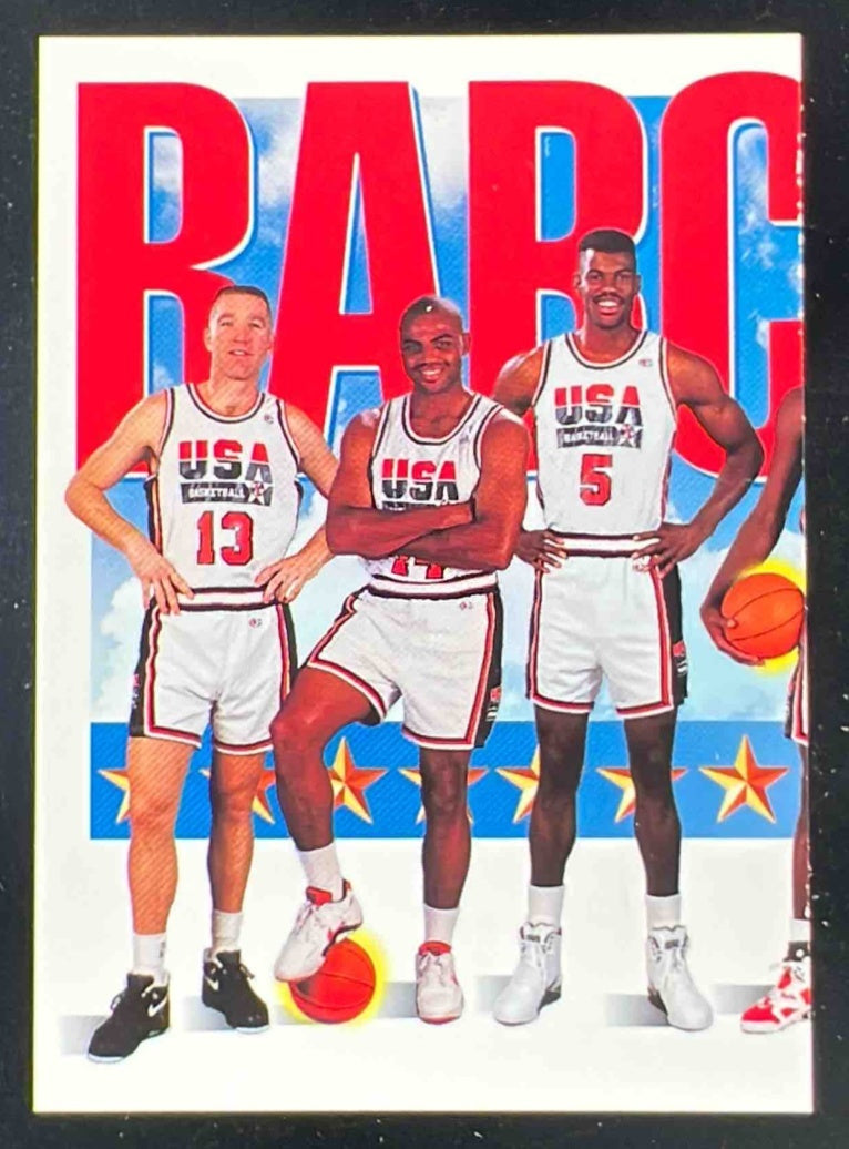 1991-92 Skybox #544 Chris Mullin Charles Barkley David Robinson U