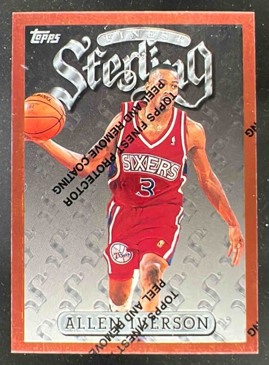 1996-97 Topps Finest Bronze #240 Allen Iverson