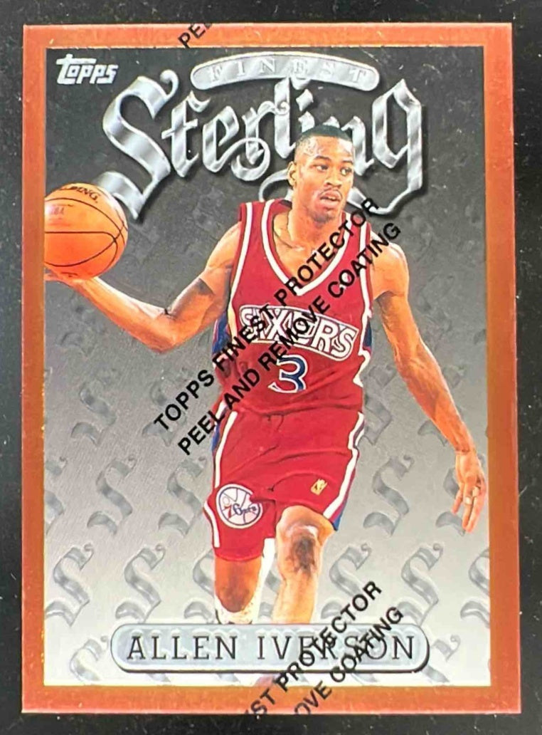 1996-97 Topps Finest Bronze #240 Allen Iverson