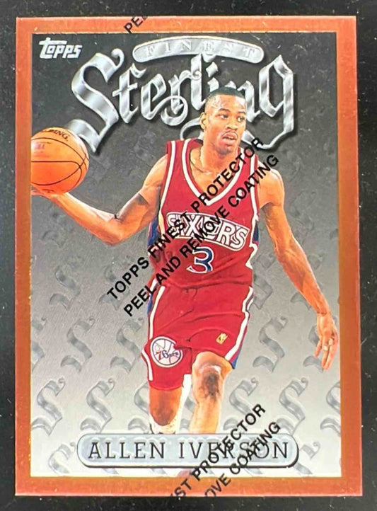 1996-97 Topps Finest Bronze #240 Allen Iverson