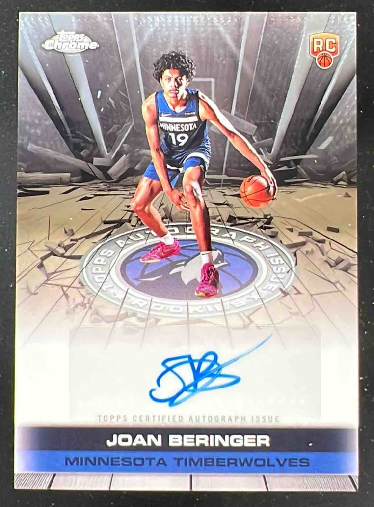 2025-26 Topps Chrome Certified Issue Rookies #TAUR2-JB Joan Beringer RC Auto