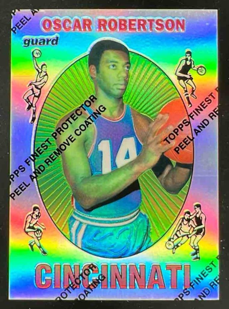 1996-97 Topps Finest Reprints Refractor #38 Oscar Robertson
