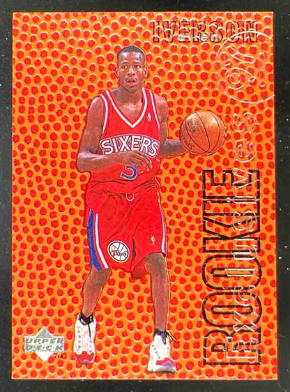 1996-97 Upper Deck Rookie Exclusives #R1 Allen Iverson RC