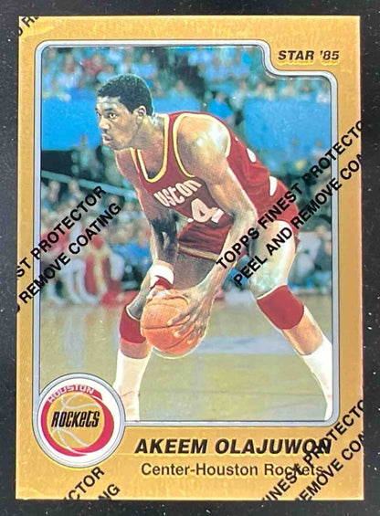 1996-97 Topps Finest Reprints #33 Akeem Olajuwon