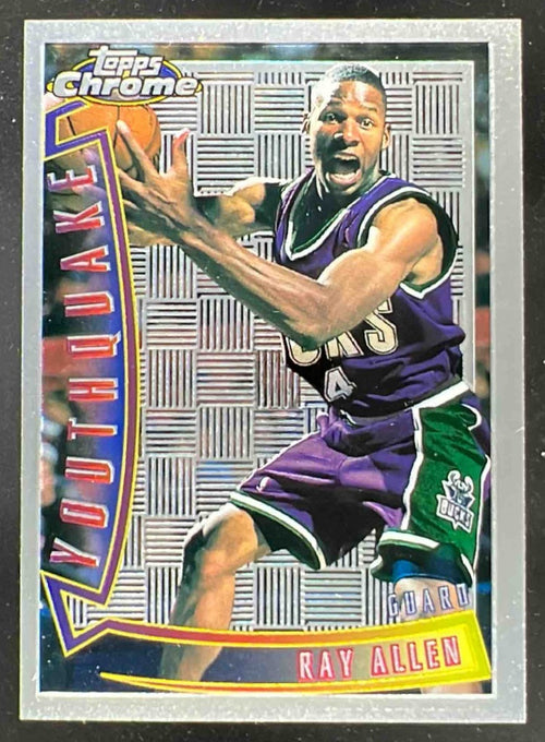 1996-97 Topps Chrome Youthquake #YQ9 Ray Allen RC