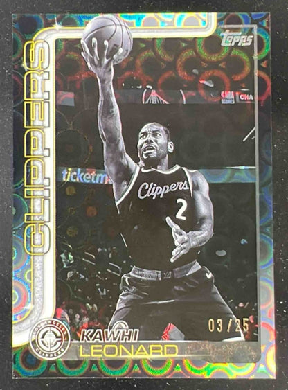 2025-26 Topps Cart Load #142 Kawhi Leonard /25