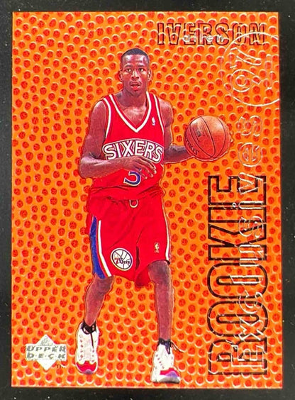 1996-97 Upper Deck Rookie Exclusives #R1 Allen Iverson RC