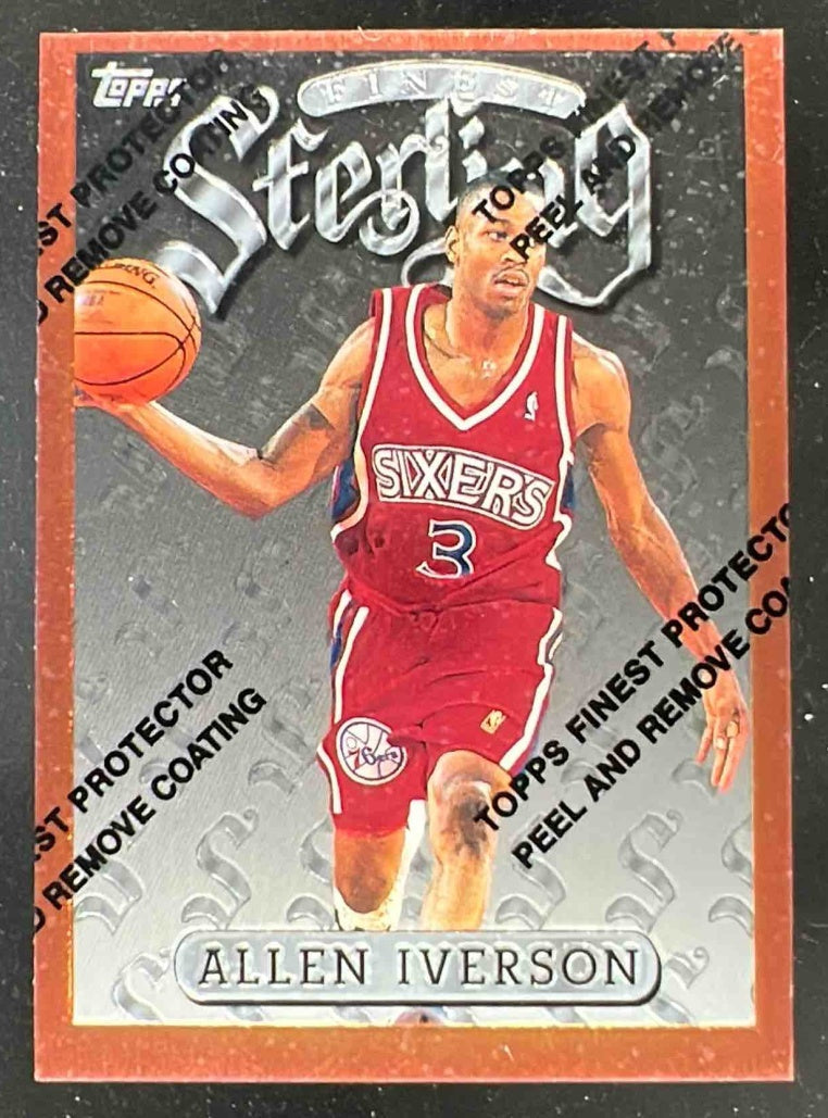 1996-97 Topps Finest Bronze #240 Allen Iverson