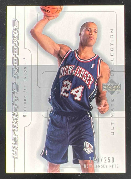 2001-02 Upper Deck Ultimate Collection #79 Richard Jefferson RC Ultra Rare /250