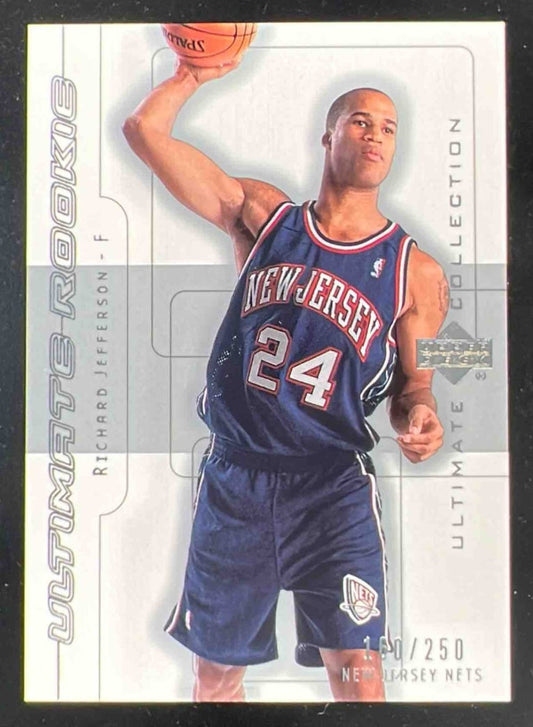 2001-02 Upper Deck Ultimate Collection #79 Richard Jefferson RC Ultra Rare /250