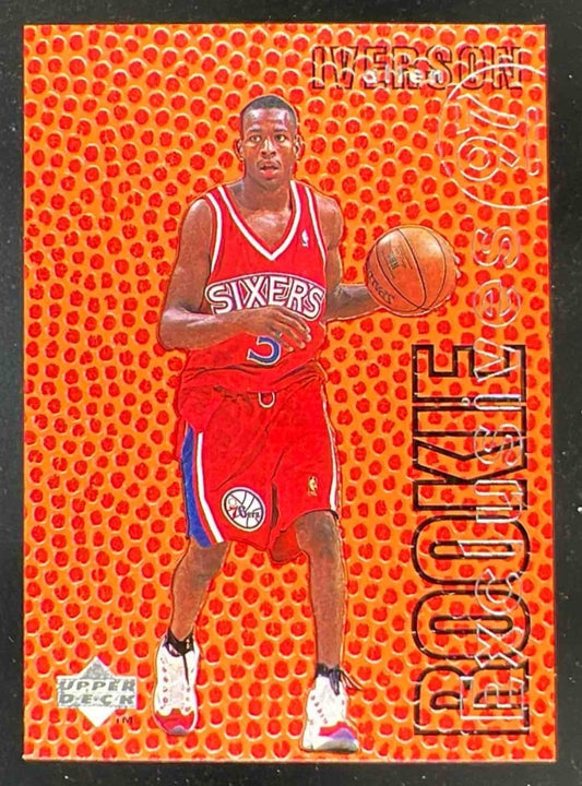 1996-97 Upper Deck Rookie Exclusives #R1 Allen Iverson RC