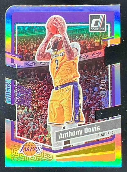 2023-24 Panini Donruss Gold Die Cut Press Proof #130 Anthony Davis /25