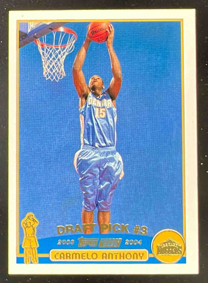 2003-04 Topps Factory Set #223 Carmelo Anthony RC