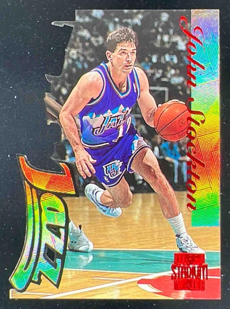 1996-97 Topps Stadium Club Fusion Die Cut #F20 John Stockton