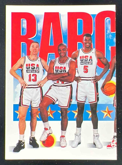1991-92 Skybox #544 Chris Mullin Charles Barkley David Robinson U