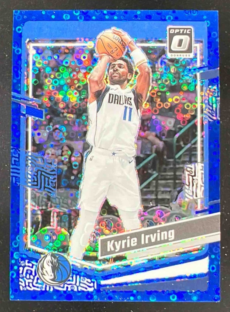 2023-24 Panini Donruss Optic Fast Break Blue #22 Kyrie Irving /49